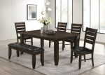 Dalila Brown 6 Pc Dining Set For Cheap