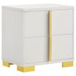 Marceline White Nightstand Cheap