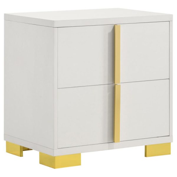 Marceline White Nightstand Cheap