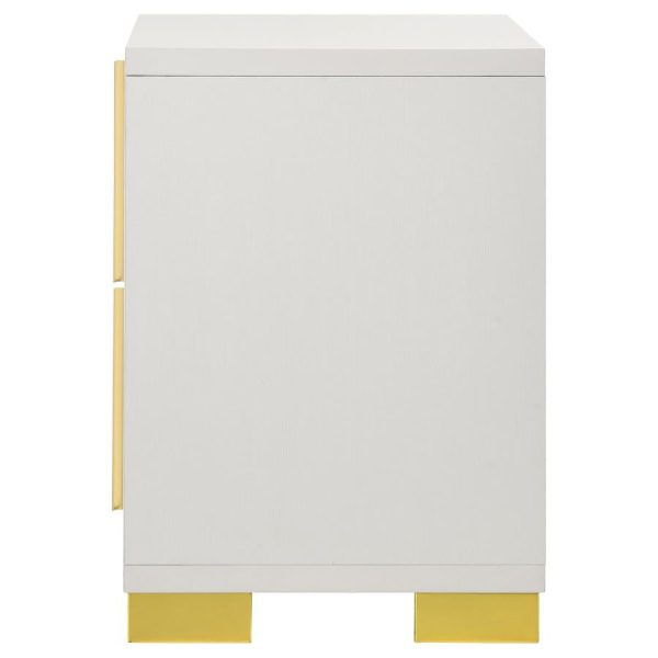 Marceline White Nightstand Cheap