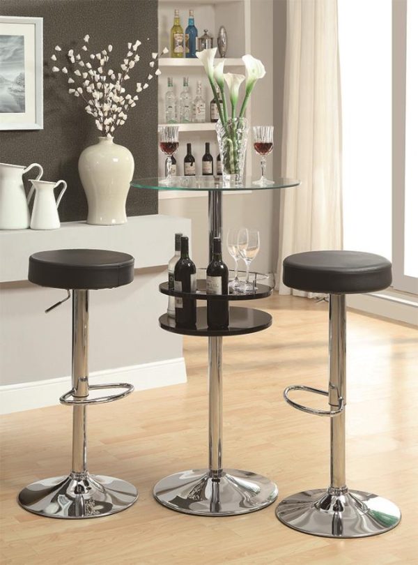 Gianella Clear Bar Table Fashion