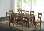 Coleman Brown 9 Pc Dining Set Discount