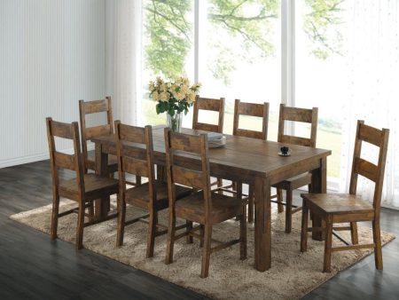 Coleman Brown 9 Pc Dining Set Discount