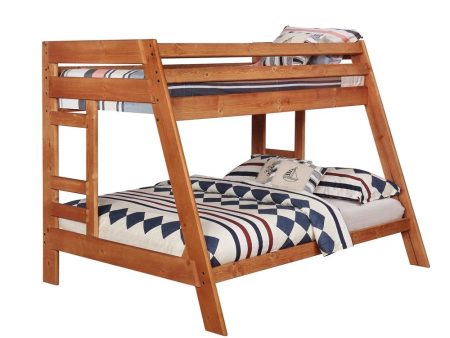 Wrangle Hill Brown Twin   Full Bunk Bed For Cheap