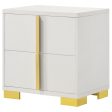 Marceline White Nightstand Cheap