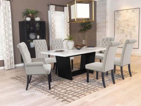 Sherry Grey 7 Pc Dining Set Cheap